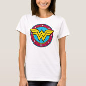 Wonder Woman | Circle & Stars Logo T-Shirt (Vorderseite)