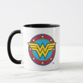 Wonder Woman | Circle & Stars Logo Tasse (Links)