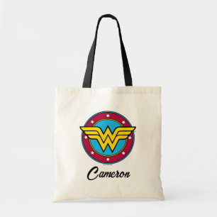 Wonder Woman   Circle & Stars Logo Tragetasche