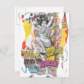 Wonder Woman Collage 1 Postkarte (Vorne/Hinten)