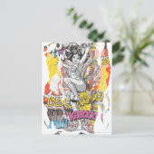 Wonder Woman Collage 1 Postkarte (Stehend Vorderseite)