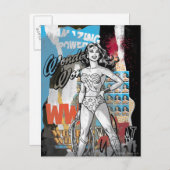 Wonder Woman Collage 2 Postkarte (Vorne/Hinten)