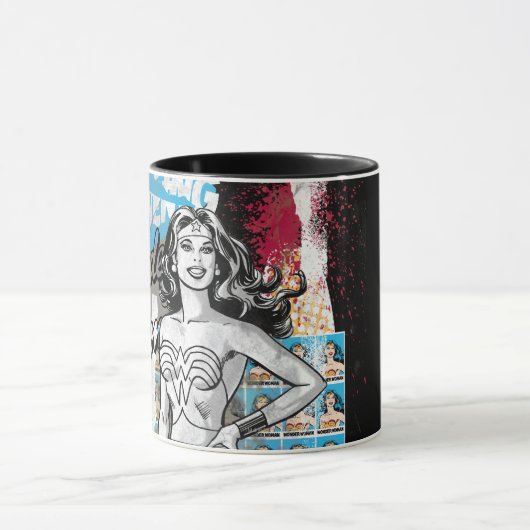 Wonder Woman Collage 2 Tasse (Zentrum)