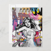 Wonder Woman Collage 3 Postkarte (Vorne/Hinten)