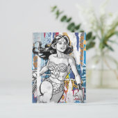 Wonder Woman Collage 4 Postkarte (Stehend Vorderseite)