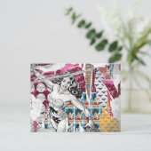 Wonder Woman Collage 5 Postkarte (Stehend Vorderseite)