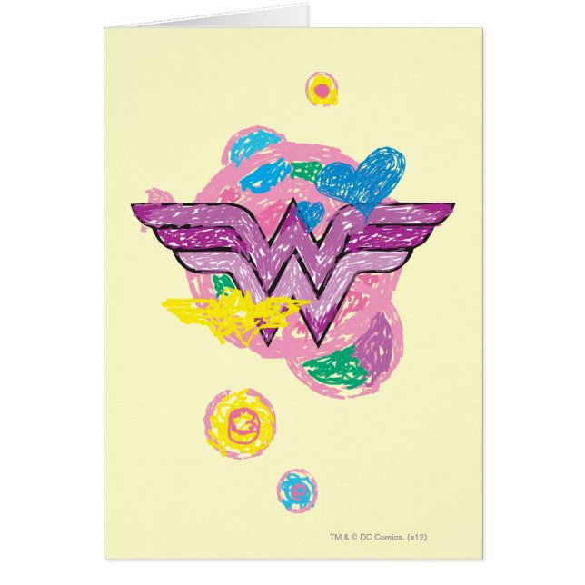 Wonder Woman Colorful Scribbles (Vorne)