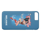 Wonder Woman Comic Buchabdeckung | Name hinzufügen Case-Mate iPhone Hülle (Rückseite (Horizontal))