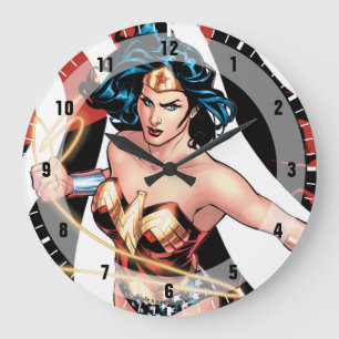 Wonder Woman Comic Cover #12 Große Wanduhr