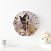 Wonder Woman Comic Cover #13 Große Wanduhr (Zuhause)