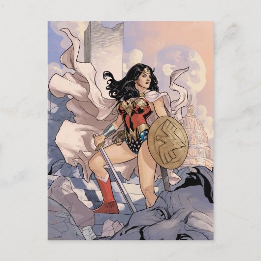 Wonder Woman Comic Cover #13 Postkarte (Vorderseite)