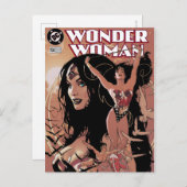 Wonder Woman Comic Cover #150: Triumphant Postkarte (Vorne/Hinten)