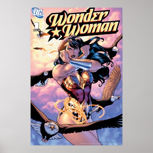 Wonder Woman Comic Cover #1 Poster (Vorne)