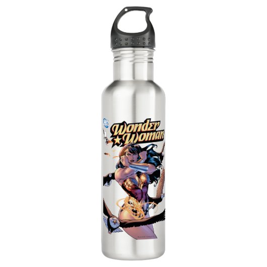 Wonder Woman Comic Cover #1 Trinkflasche (Vorderseite)
