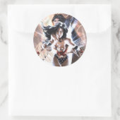 Wonder Woman Comic Cover #609 Variant Runder Aufkleber (Tasche)