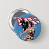 Wonder Woman Comic Cover Button (Vorne & Hinten)