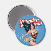 Wonder Woman Comic Cover Magnet (Vorderseite/Rückseite)