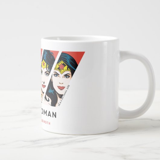 Wonder Woman Comic Evolution Graphic Jumbo-Tasse (Rechts)