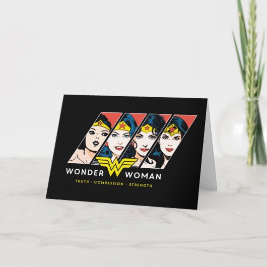 Wonder Woman Comic Evolution Graphic Karte (Vorderseite)