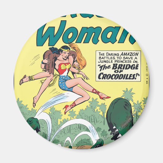 Wonder Woman Crocodiles Magnet (Vorne)