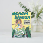 Wonder Woman Crocodiles Postkarte (Stehend Vorderseite)