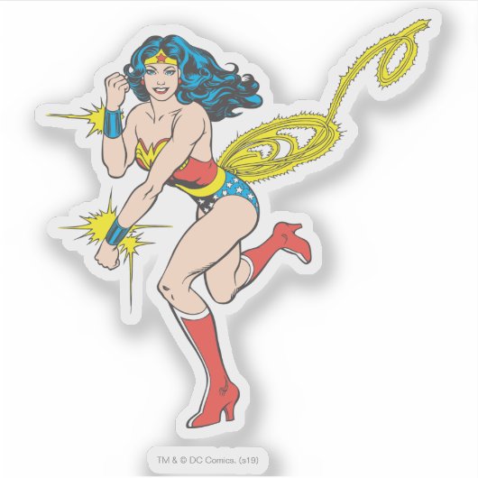 Wonder Woman Cuffs Aufkleber (Vorderseite)
