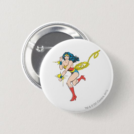 Wonder Woman Cuffs Button (Vorne & Hinten)