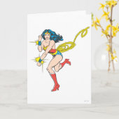 Wonder Woman Cuffs Karte (Gelbe Blume)