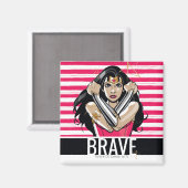 Wonder Woman Defend - Vorlage Magnet (Vorderseite/Rückseite)