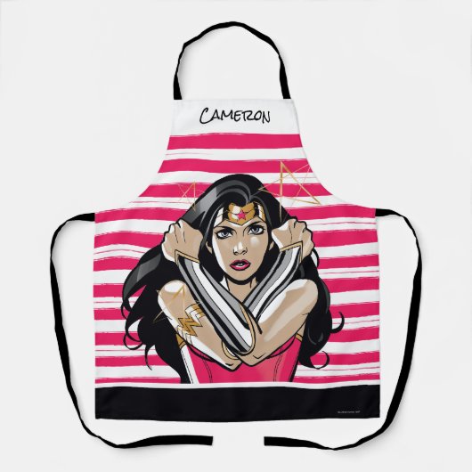 Wonder Woman Defend - Vorlage Schürze (Vorderseite)