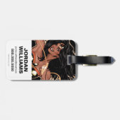 Wonder Woman Diana Prince Transformation Gepäckanhänger (Rückseite horizontal)