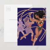 Wonder Woman Diana Prince Transformation Postkarte (Vorne/Hinten)