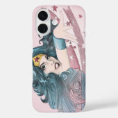 Wonder Woman Dolphin und Streifen Case-Mate iPhone Hülle (Rückseite)