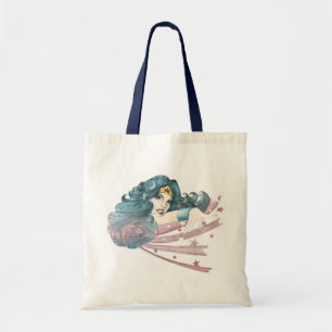 Wonder Woman Dolphin und Streifen Tragetasche