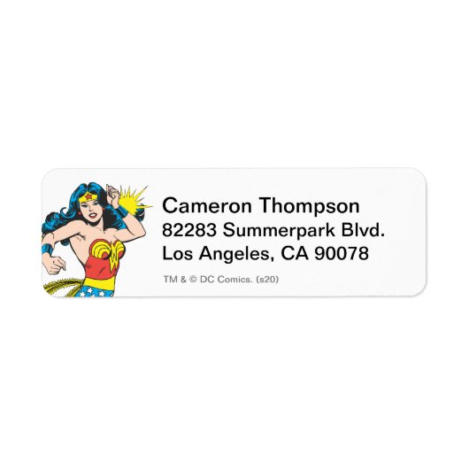 Wonder Woman Drehung mit leuchtenden Wellen (Vorne)