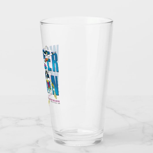 Wonder Woman "Du bist stärker als du glaubst" Glas (Links)