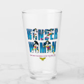 Wonder Woman "Du bist stärker als du glaubst" Glas (Vorderseite)