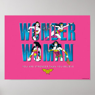 Wonder Woman "Du bist stärker als du glaubst" Poster