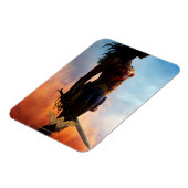 Wonder Woman Duststorm Silhouette Magnet (Linke Seite)