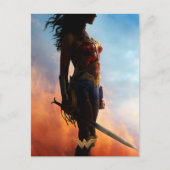 Wonder Woman Duststorm Silhouette Postkarte (Vorderseite)