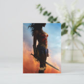 Wonder Woman Duststorm Silhouette Postkarte (Stehend Vorderseite)