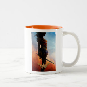 Wonder Woman Duststorm Silhouette Zweifarbige Tasse