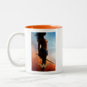 Wonder Woman Duststorm Silhouette Zweifarbige Tasse (Links)