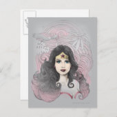 Wonder Woman Eagle and Trees Postkarte (Vorne/Hinten)