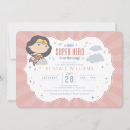 Wonder Woman | Einladung von Super Hero Baby Showe