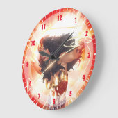 Wonder Woman Encyclopedia Cover Große Wanduhr (Winkel)