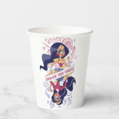 Wonder Woman entmasch Ihre Power Pappbecher (Rückseite)
