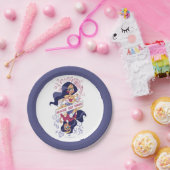 Wonder Woman entmasch Ihre Power Pappteller (Party)