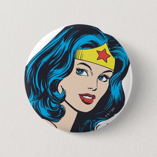 Wonder Woman Face Button (Vorderseite)