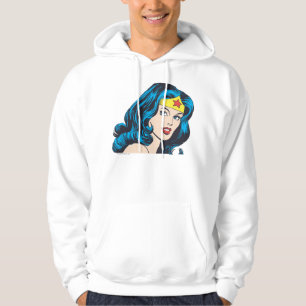 Wonder Woman Face Hoodie